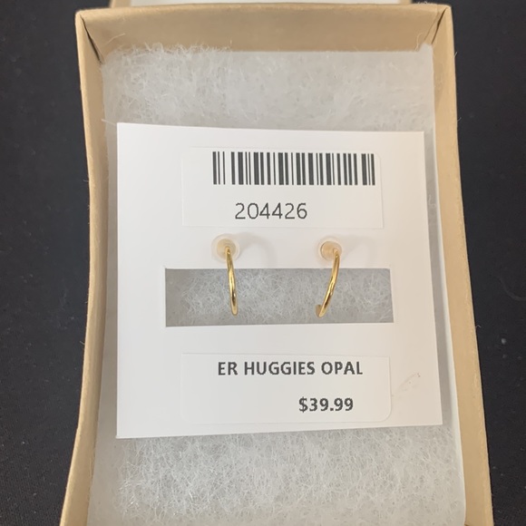 🎊HP🎉 JaxKelly Opal Earrings 18k gold/sterling silver NIB - Picture 9 of 11